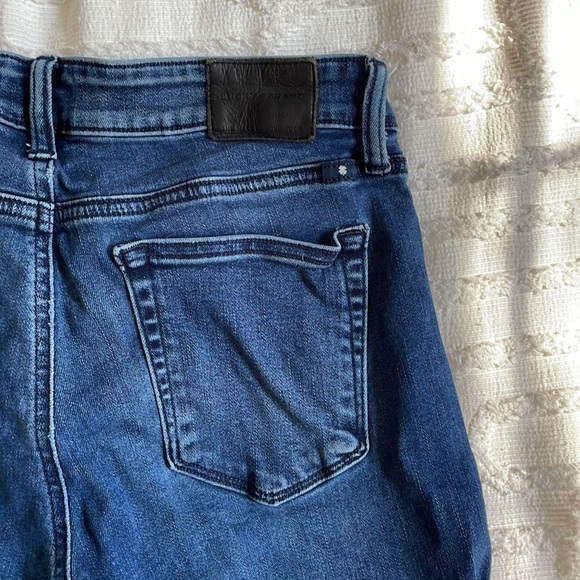Lucky Brand Blue Denim Ripped Straight Leg Jeans - Picture 6 of 6